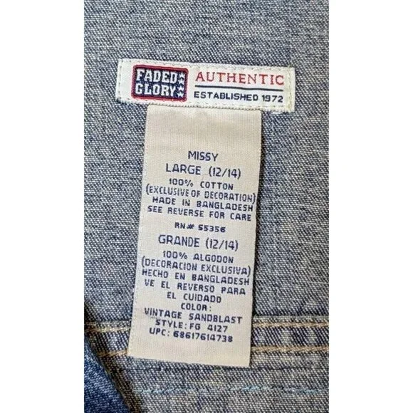 Vtg Womens Large Vest Denim Buffalo Cheetah Embroidery Fringe Bling‎ War Bonnet - Picture 7 of 10